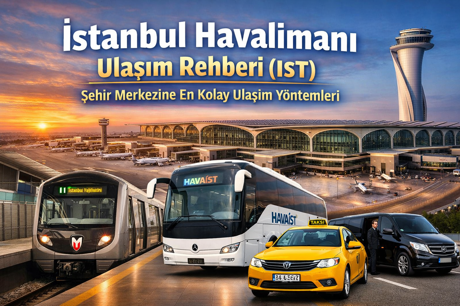 İstanbul Havalimanı Ulaşım Rehberi görseli