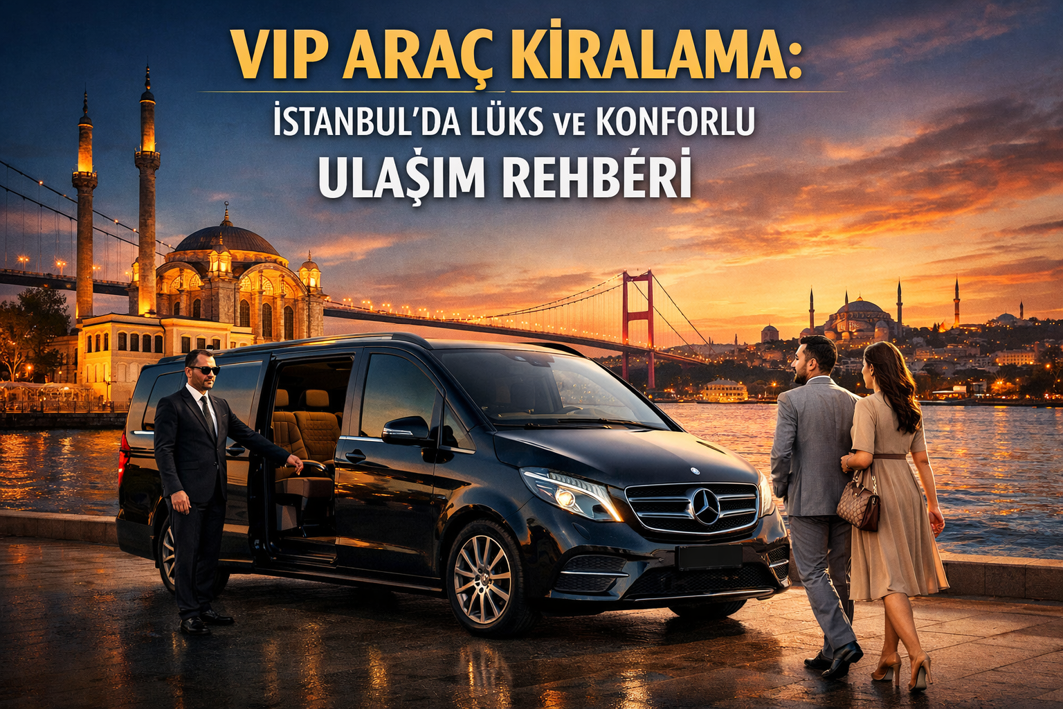 VIP araç kiralama İstanbul lüks ulaşım rehberi görseli